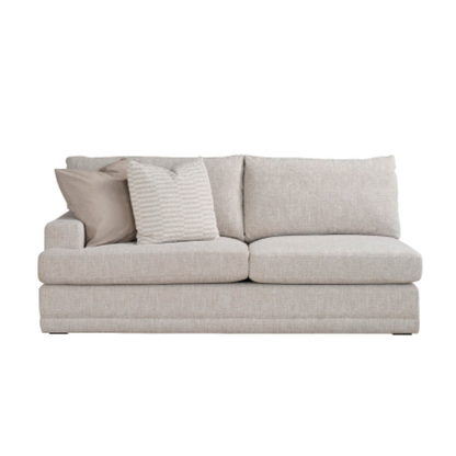 Universal Hadlee Sectional Sofa with Plush Throw Pillows