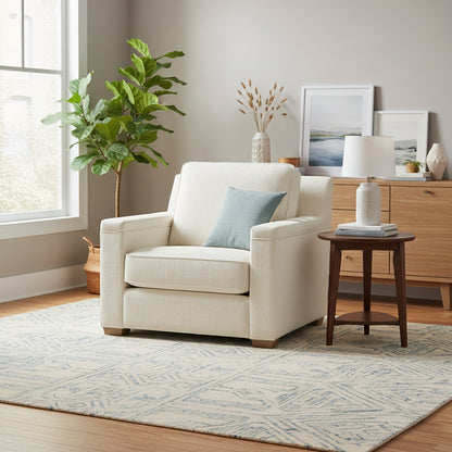 Universal Leah Fabric Rectangular Sofa Chair