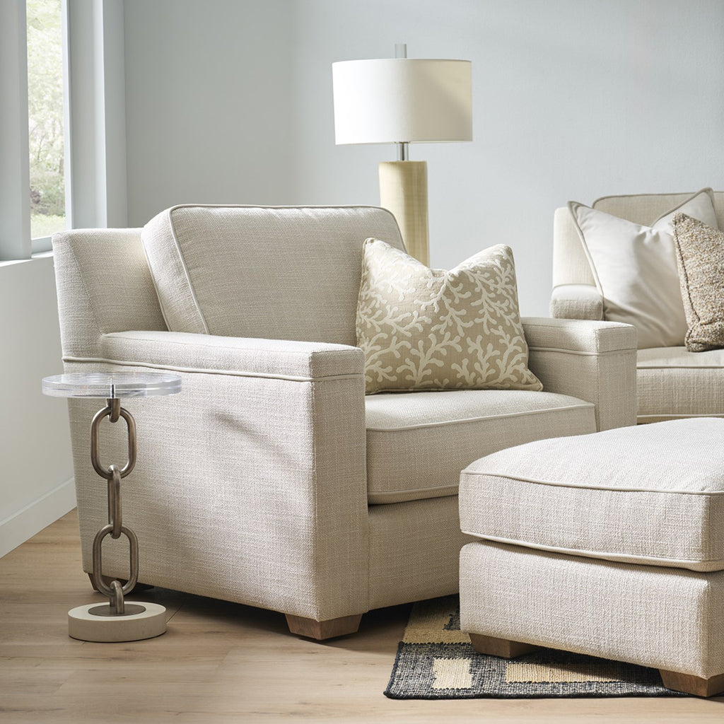 Universal Leah Fabric Rectangular Sofa Chair