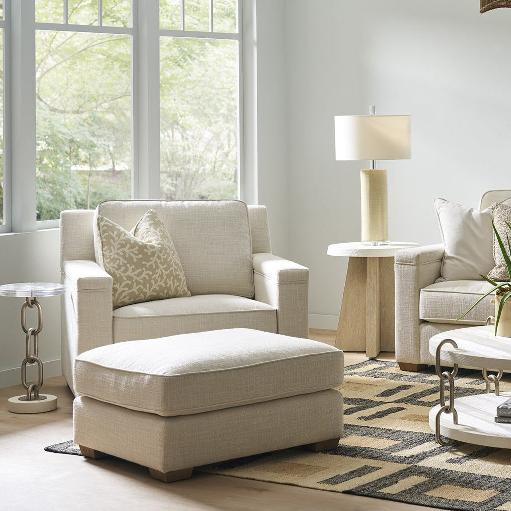 Universal Leah Fabric Rectangular Sofa Chair