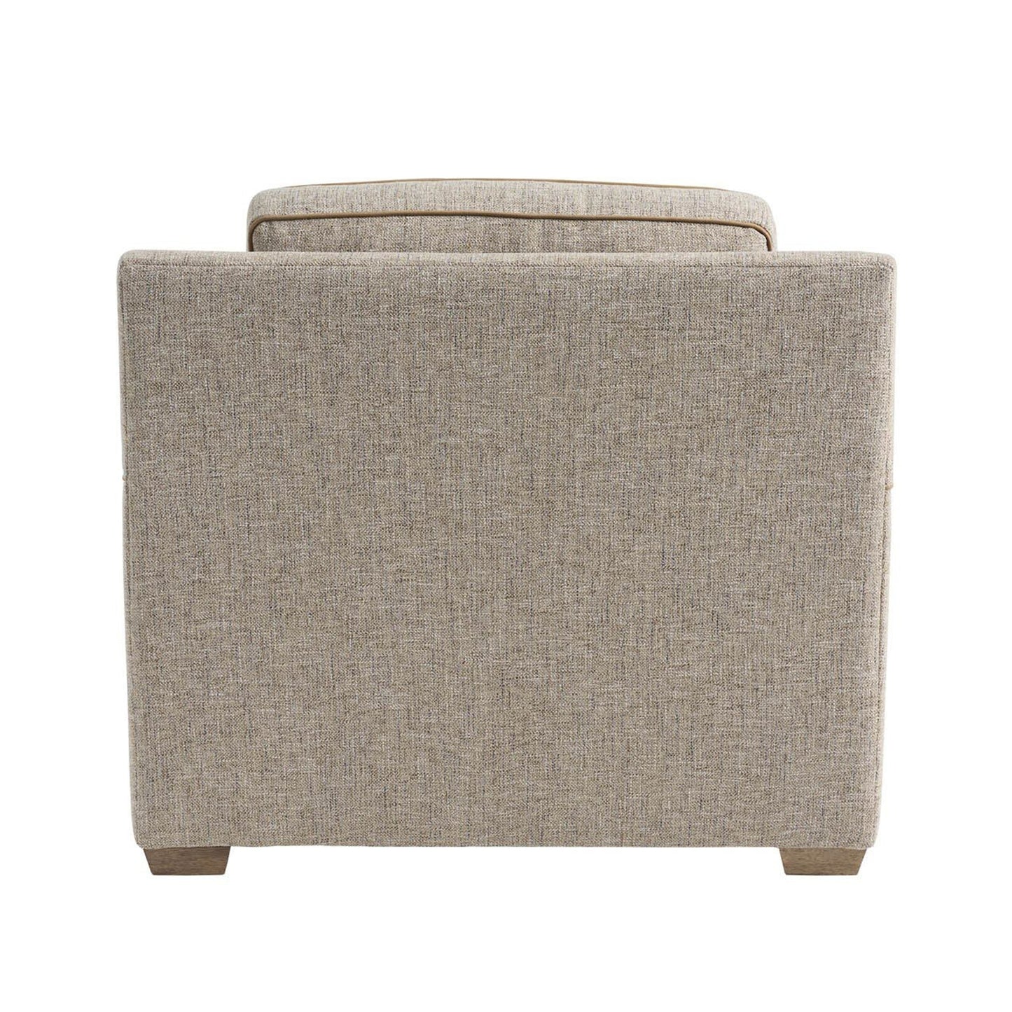 Universal Liam Fabric Brown Sofa Chair with Cushioned Back