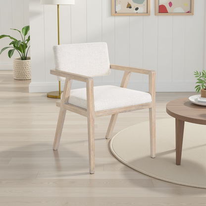Universal Modern Desert Monique Linen Arm Chair