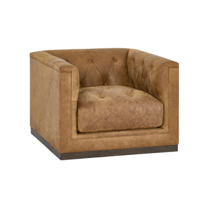 Universal Quinn Moore and Giles Tufted Swivel Chair
