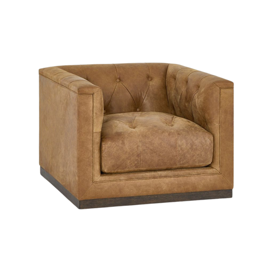 Universal Quinn Moore and Giles Tufted Swivel Chair