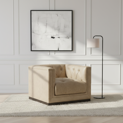 Universal Quinn Moore and Giles Tufted Swivel Chair