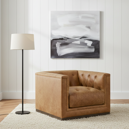 Universal Quinn Moore and Giles Tufted Swivel Chair