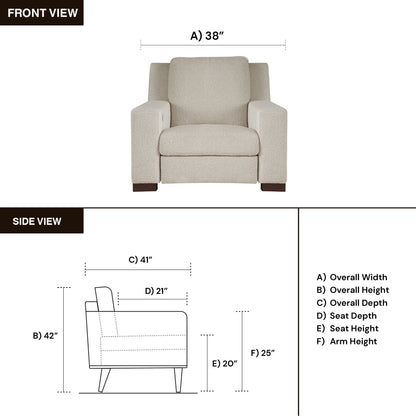 Universal Rhodes Fabric Recliner Chair