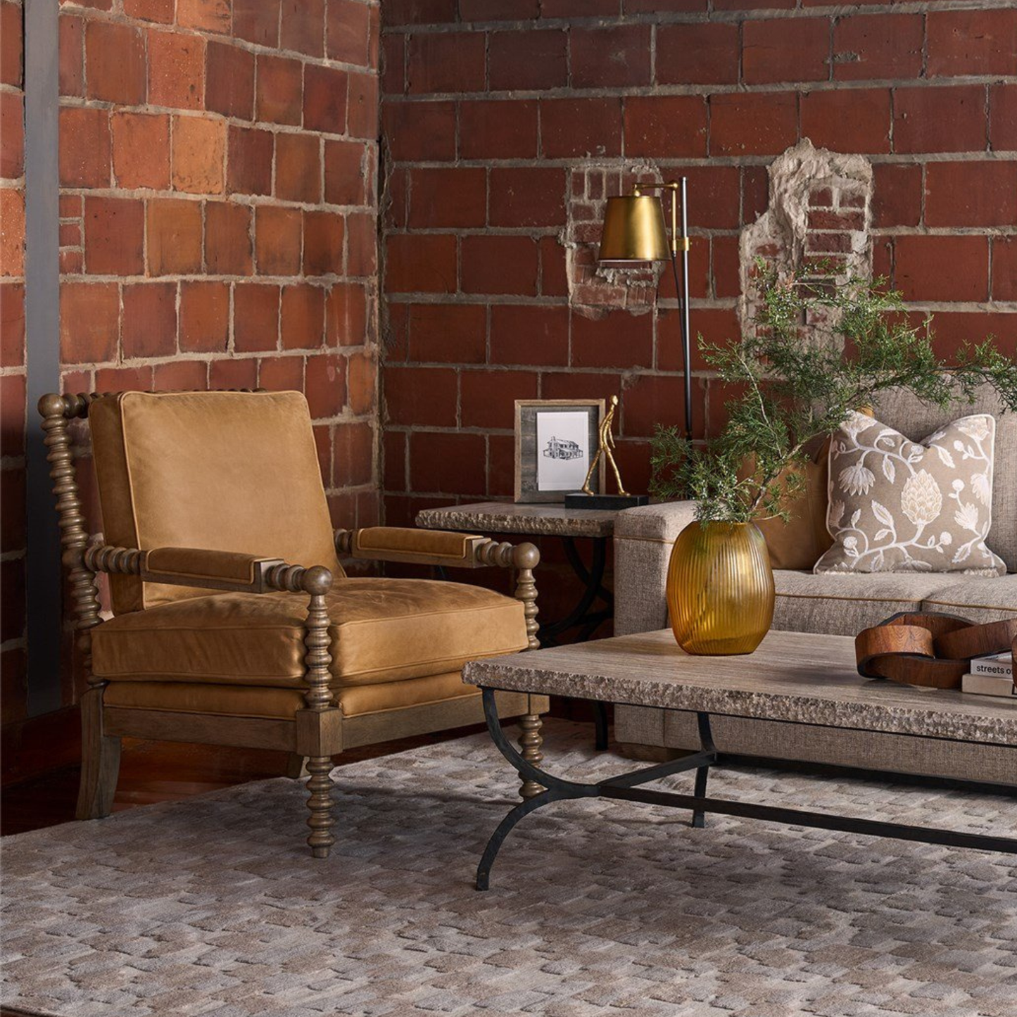 Universal Soho Modern Fabric Accent Chair