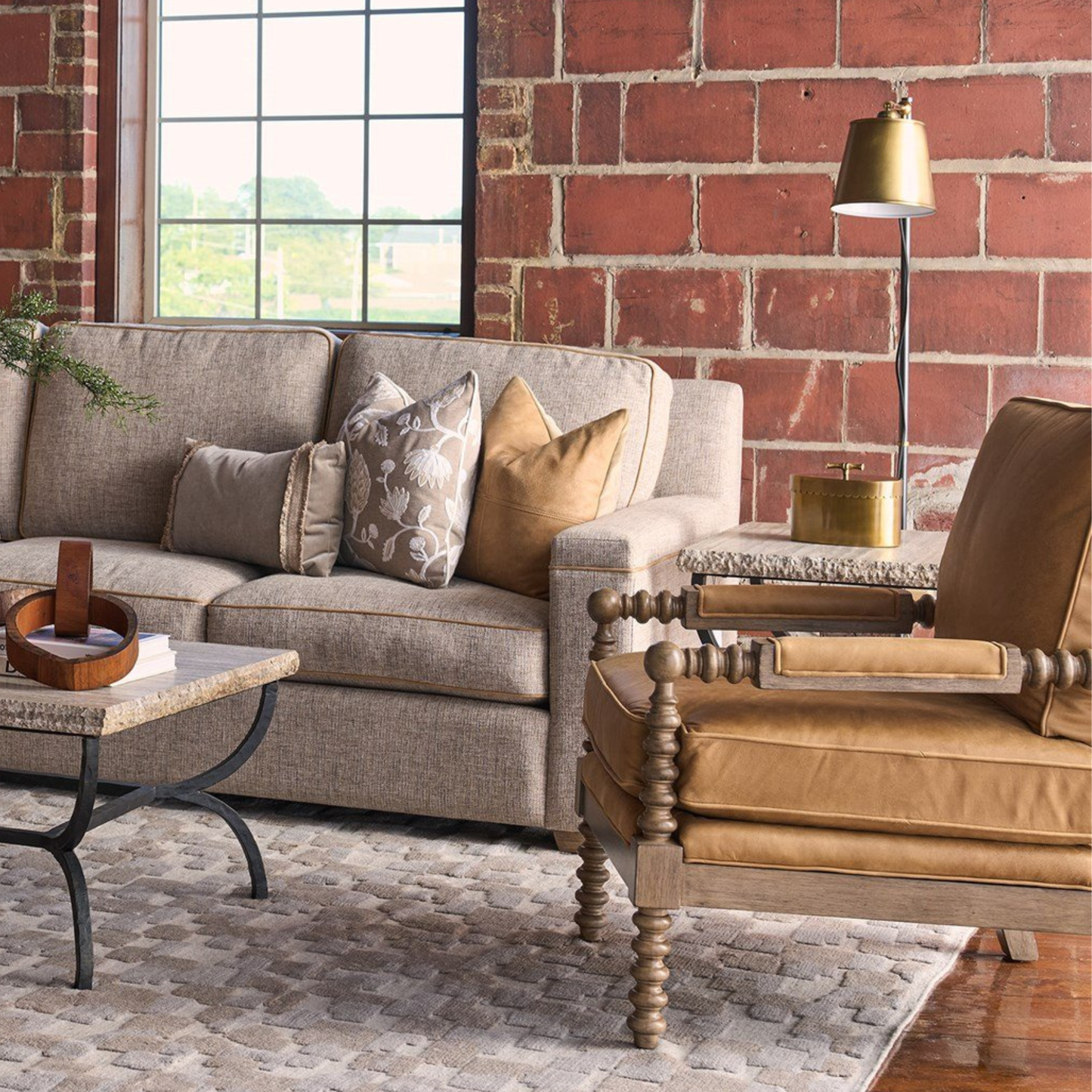 Universal Soho Modern Fabric Accent Chair