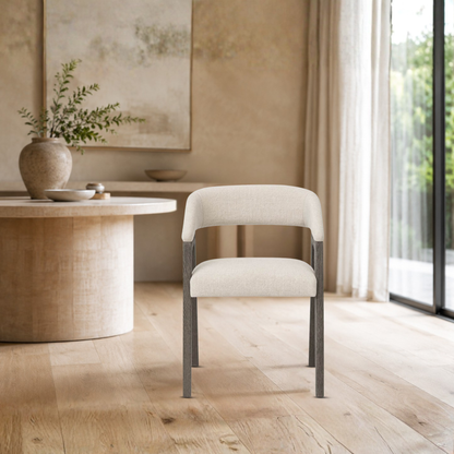 Universal Veil Upholstered Dining Chair-Comfort Design