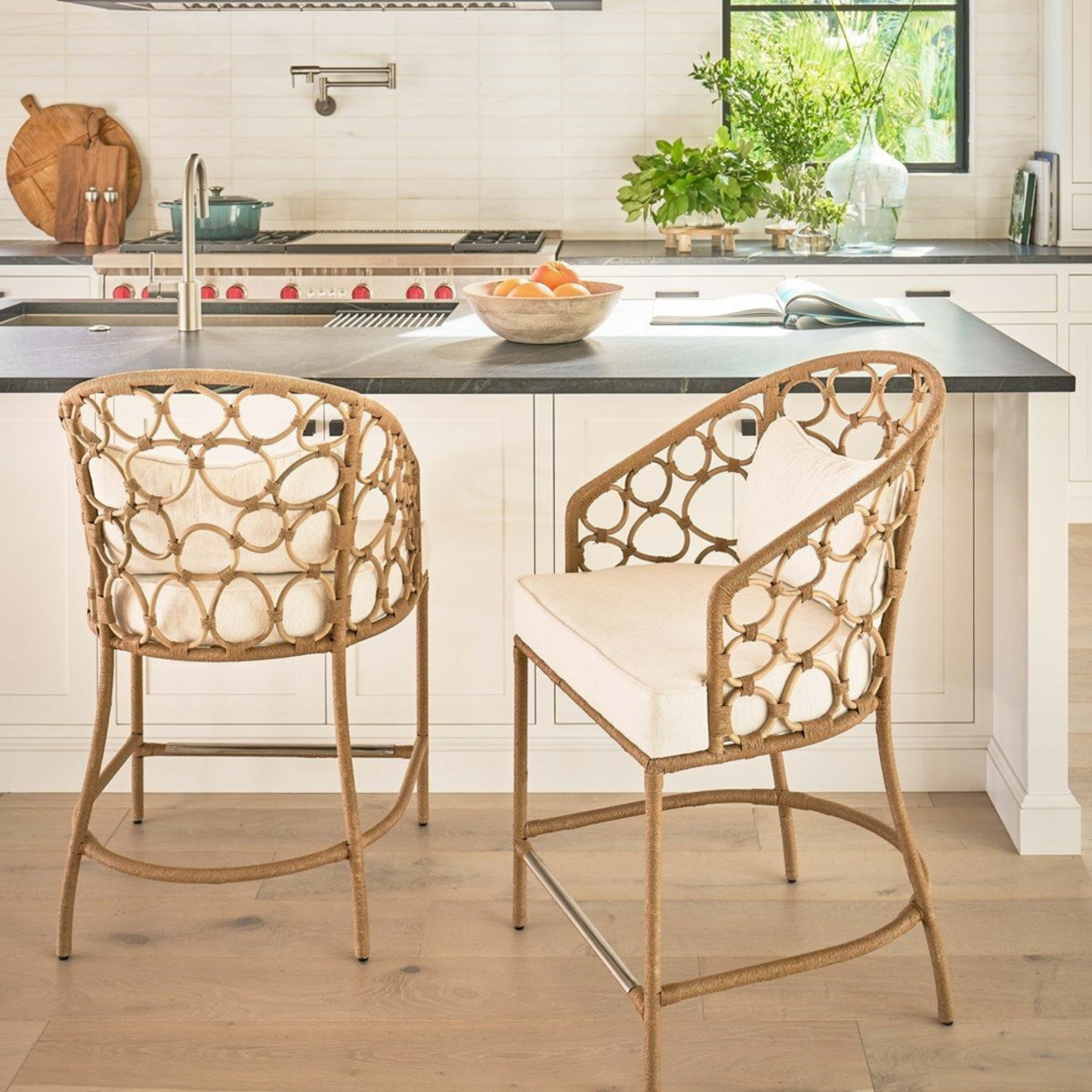 Universal Weekender Coastal Living Pebble Counter Chair