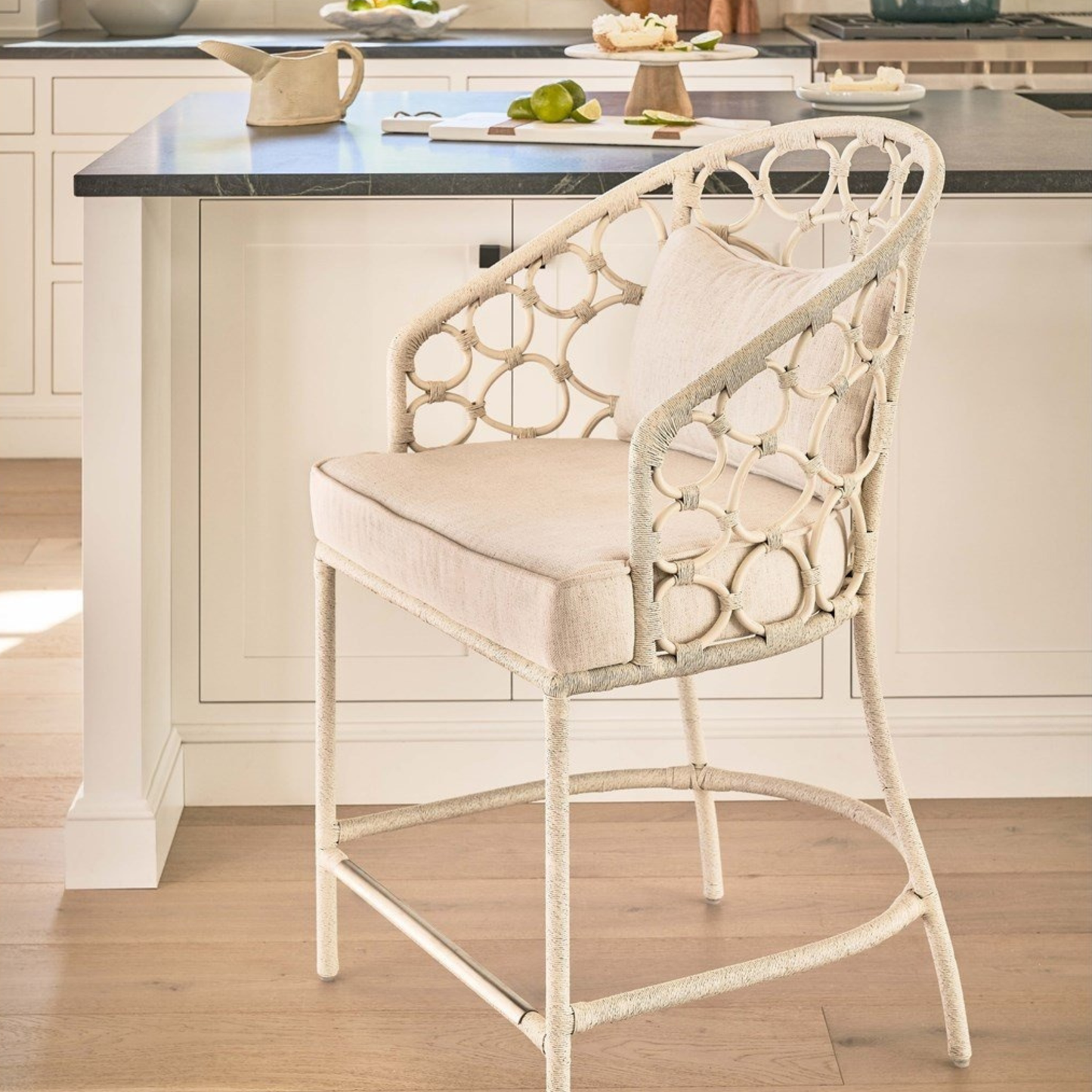 Universal Weekender Coastal Living Pebble Counter Chair