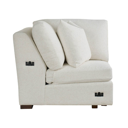 Universal Anna Fabric L Shaped Sectional Sofa