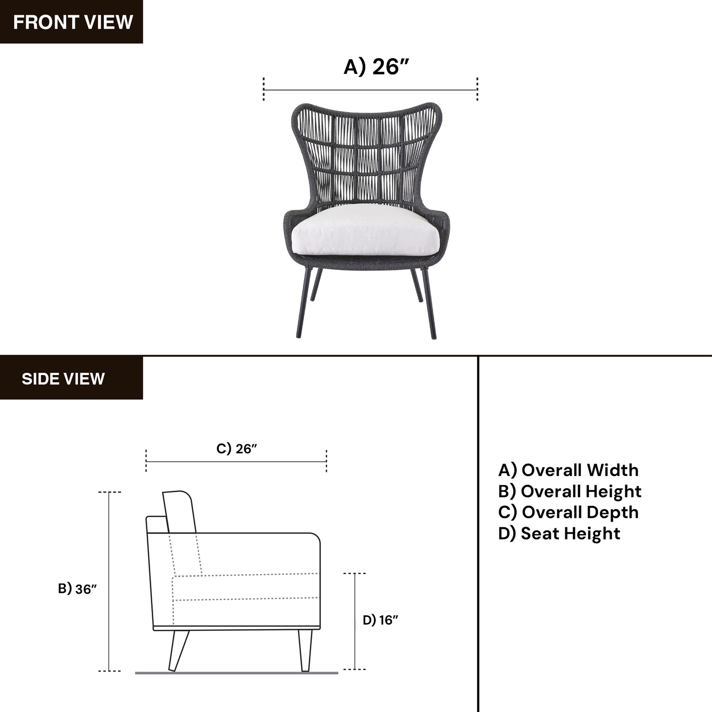 Universal Coastal Living Outdoor Hatteras Chair
