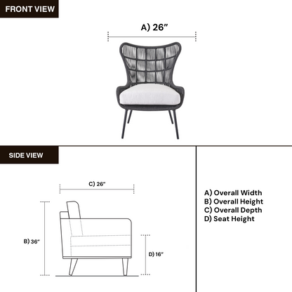Universal Coastal Living Outdoor Hatteras Chair