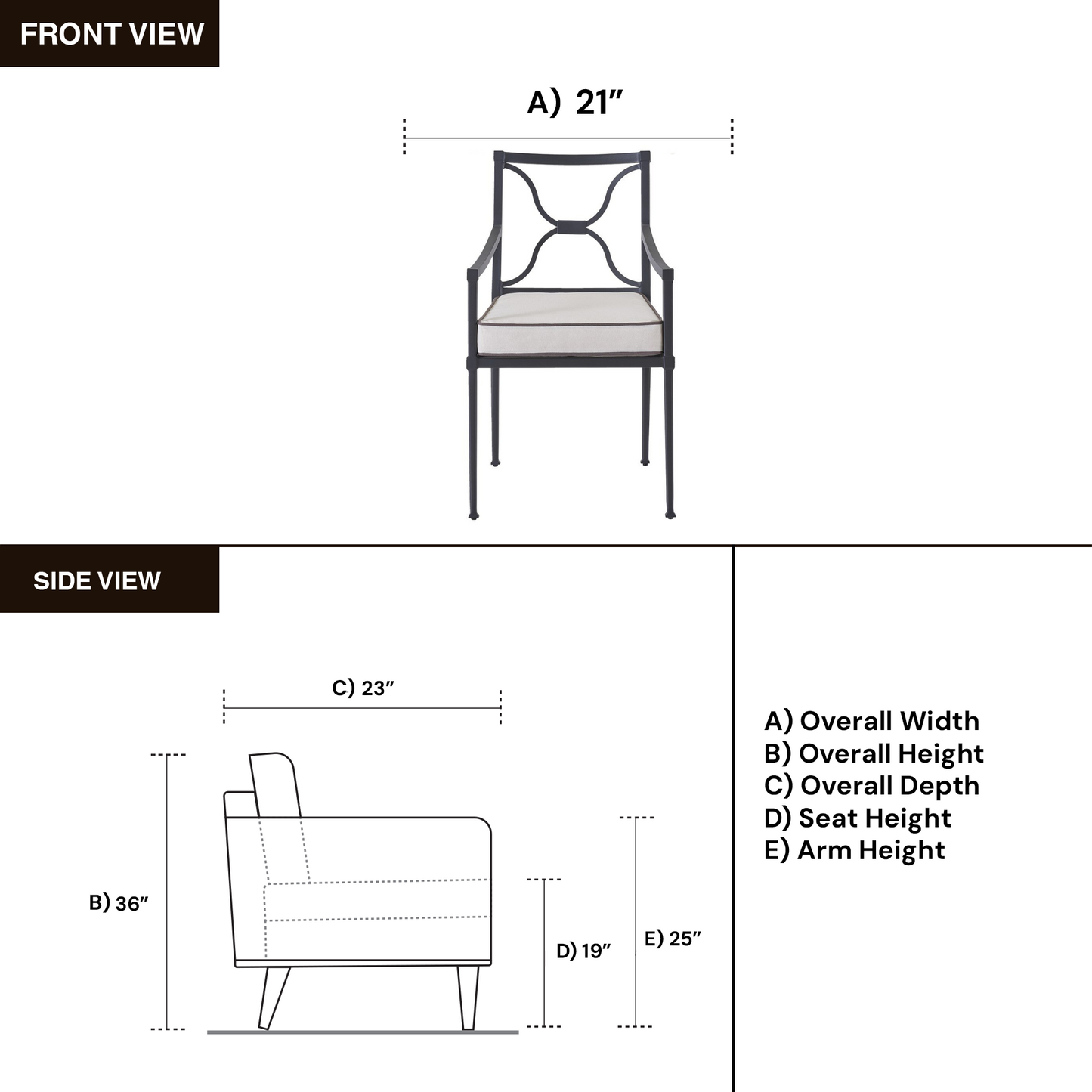 Universal Coastal Living Outdoor Seneca Dining Chair