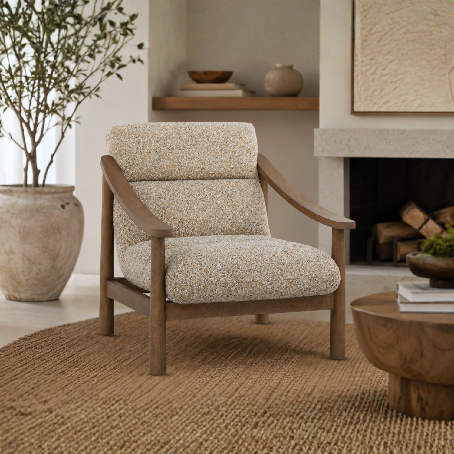 Universal Colt Modern Upholstered Occasional Chair-Comfort Design
