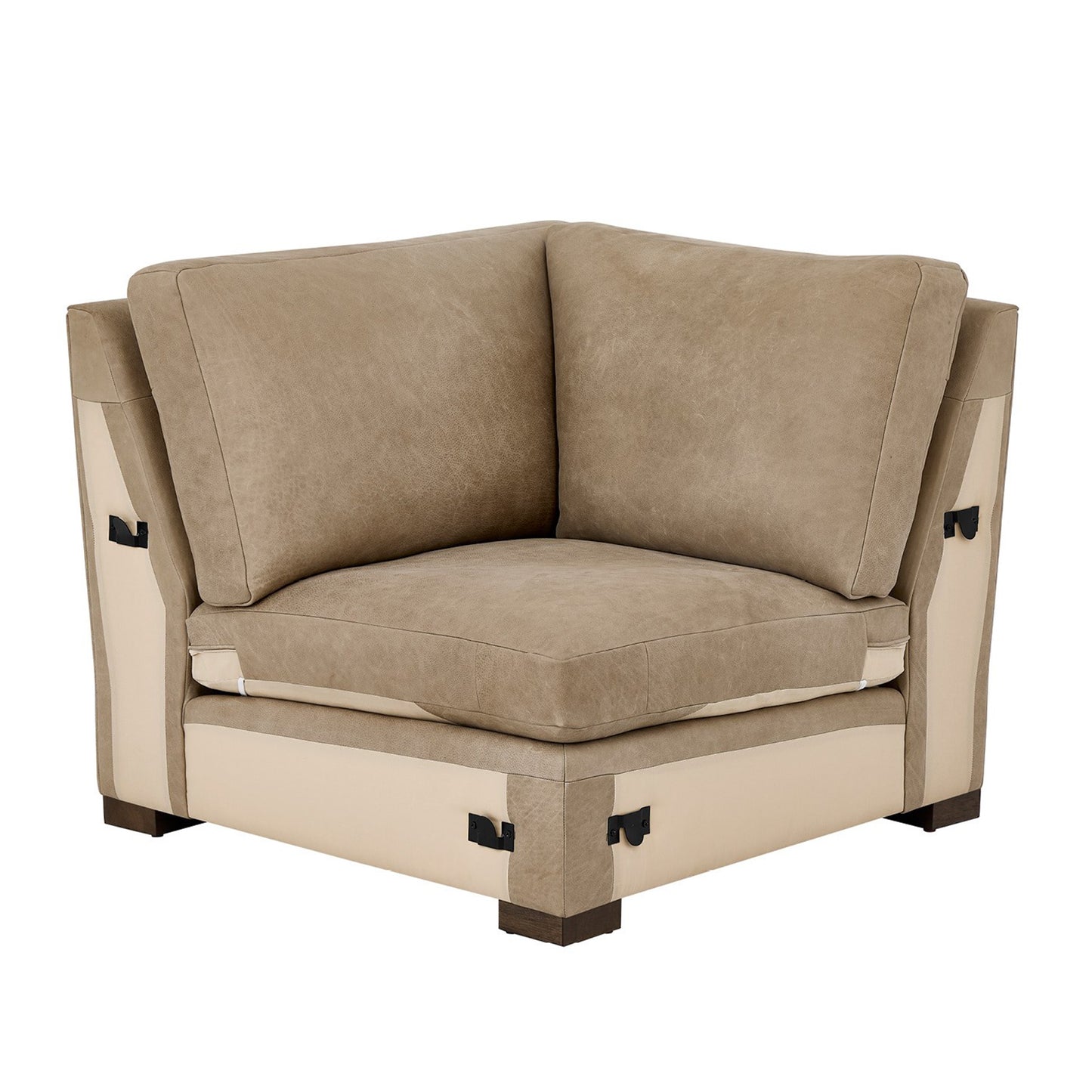 Universal Fletcher Sectional Sofa with Plush Pillows