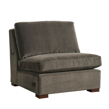 Universal Fletcher Sectional Sofa with Plush Pillows