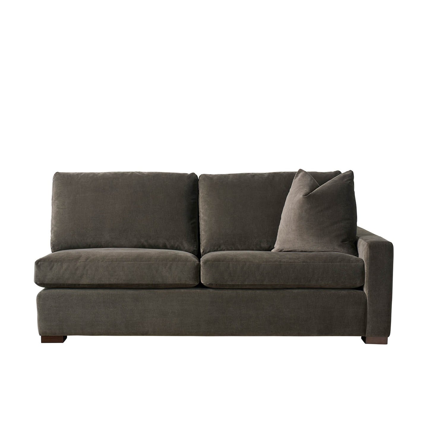 Universal Fletcher Sectional Sofa with Plush Pillows