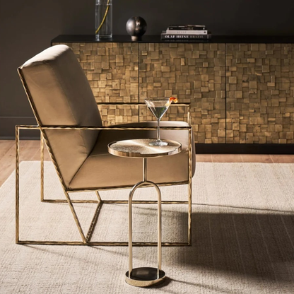 Universal Furniture Bastian Berber Snow Fabric Chair-comfortdesignfurniture