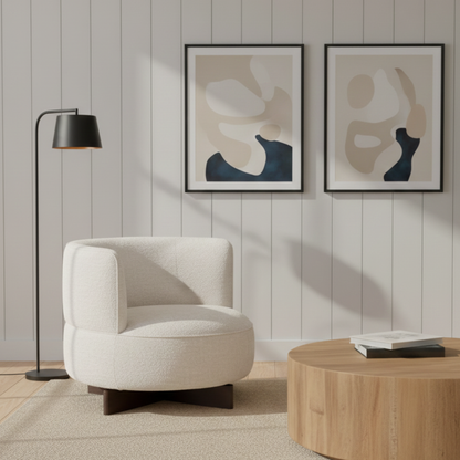 Universal Kori Lounge Fabric Swivel Chair