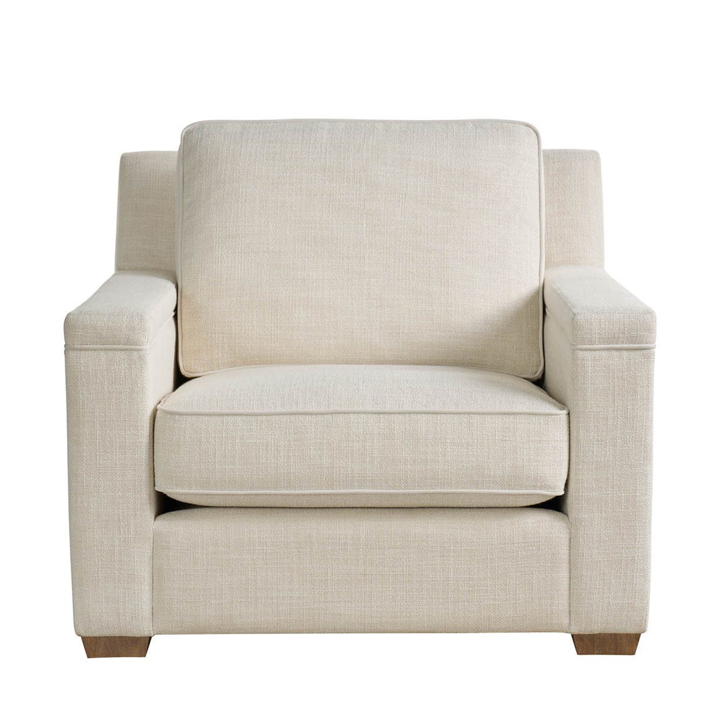 Universal Leah 3 Seater Fabric Sofa with Clean Track Arms