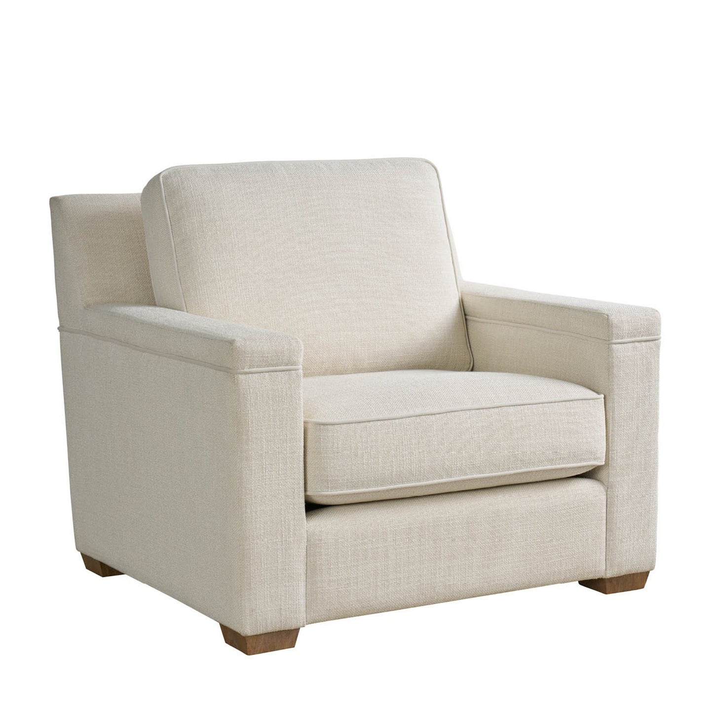 Universal Leah 3 Seater Fabric Sofa with Clean Track Arms