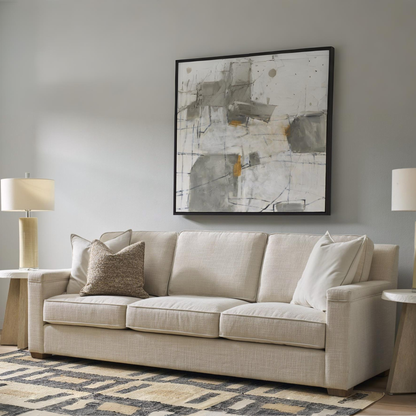 Universal Leah Beige 3 Seater Sofa-ComfortDesign