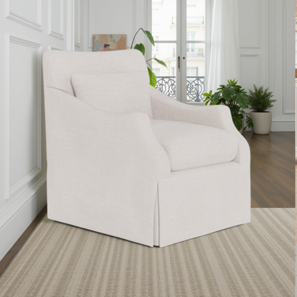 Universal Margaux Fabric Swivel Accent Chair