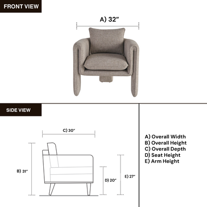 Universal Modern Arlo Accent Chair