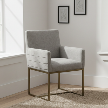 Universal Modern Metal Construction Cooper Arm Chair
