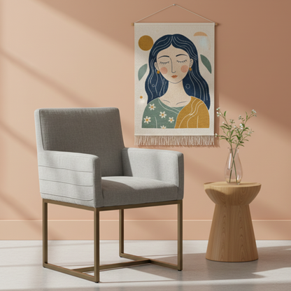 Universal Modern Metal Construction Cooper Arm Chair