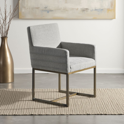 Universal Modern Metal Construction Cooper Arm Chair