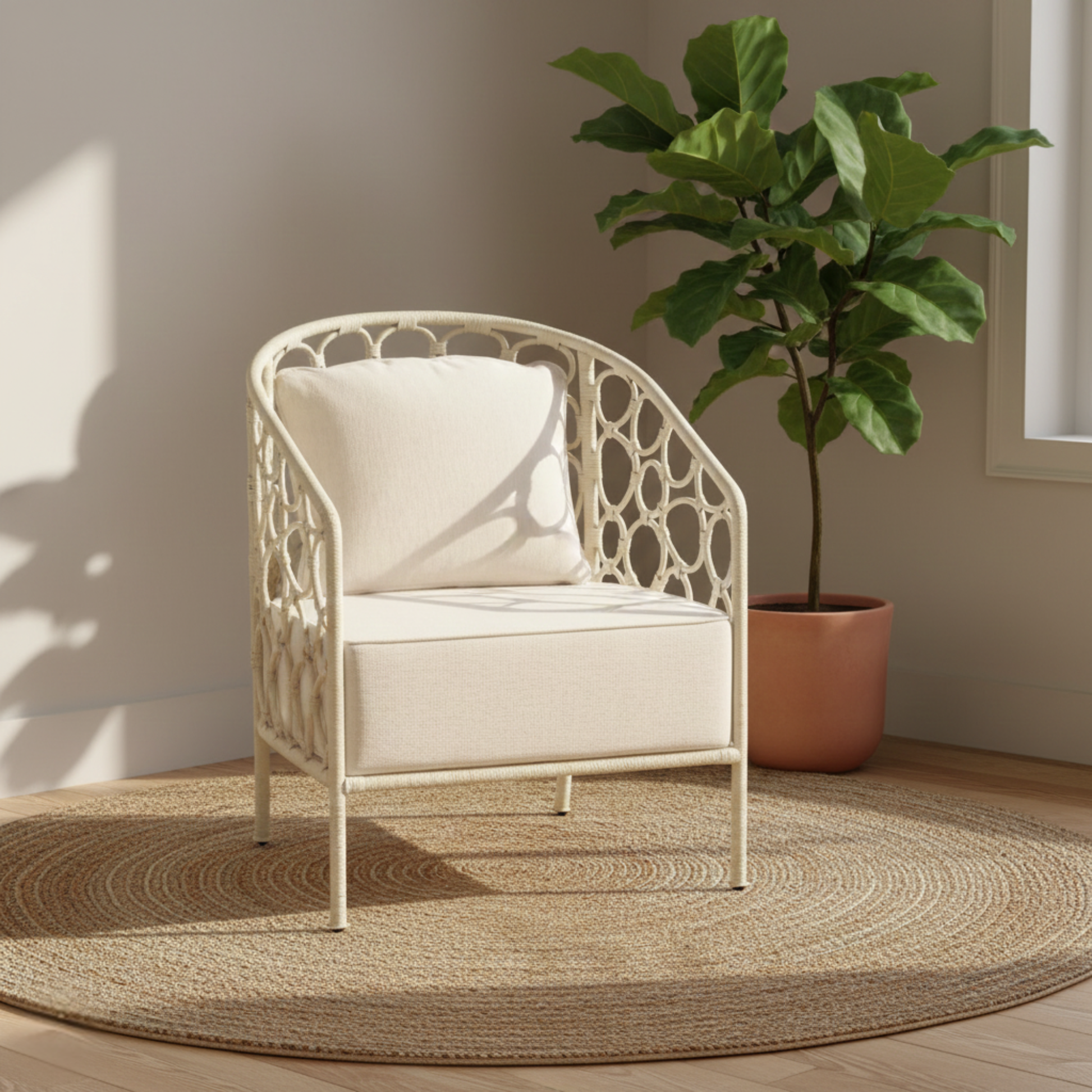 Universal Oasis Coastal Living Home Collection Pebble Accent Chair-comfortdesignfurniture