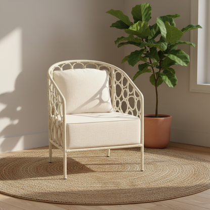 Universal Oasis Coastal Living Home Collection Pebble Accent Chair-comfortdesignfurniture