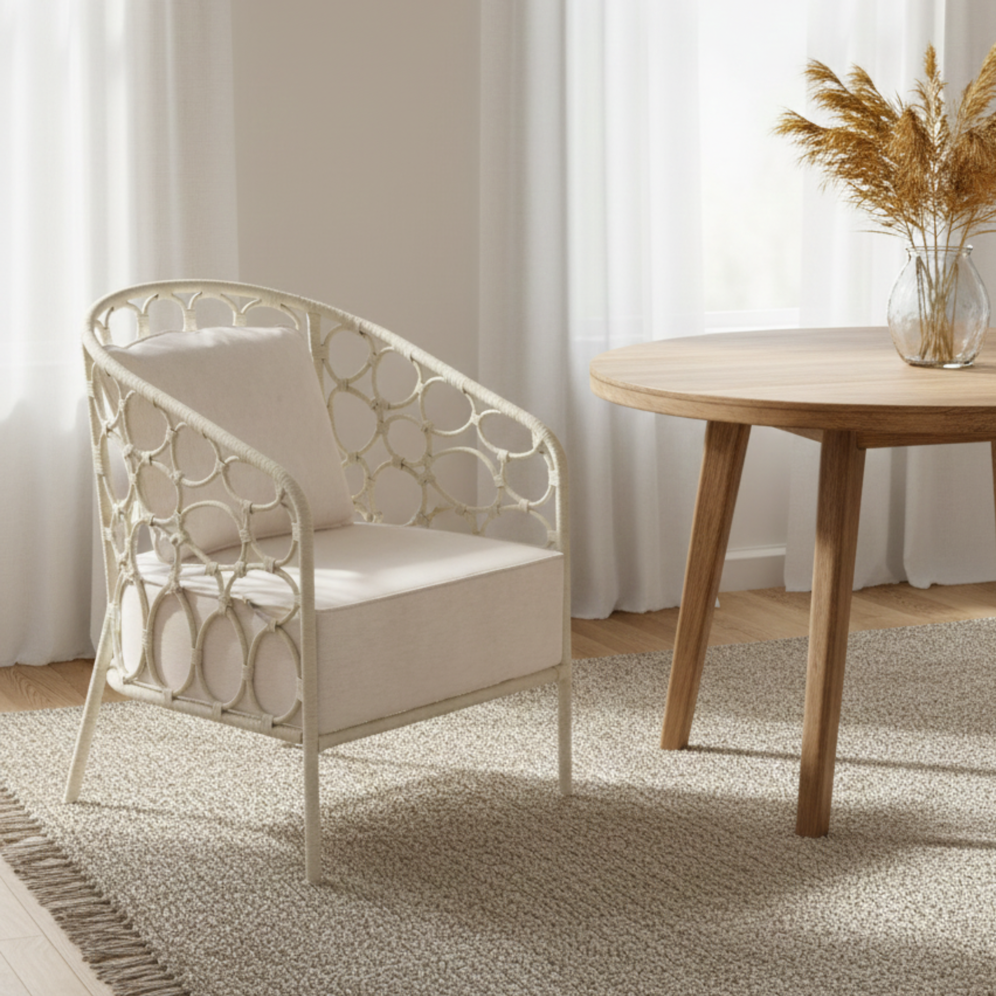 Universal Oasis Coastal Living Home Collection Pebble Accent Chair-comfortdesignfurniture