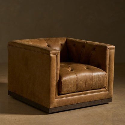 Universal Quinn Moore and Giles Tufted Swivel Chair