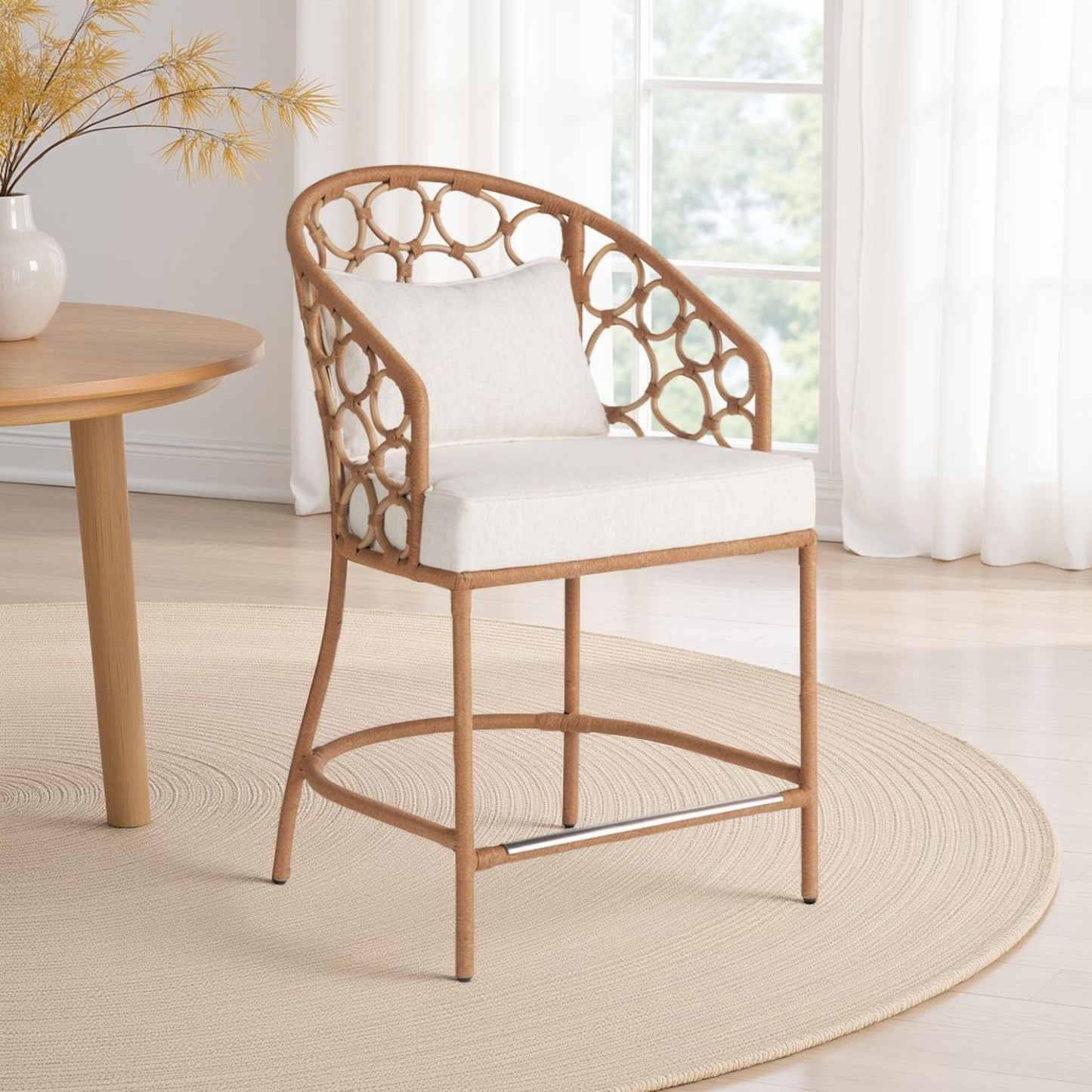 Universal Weekender Coastal Living Pebble Counter Chair