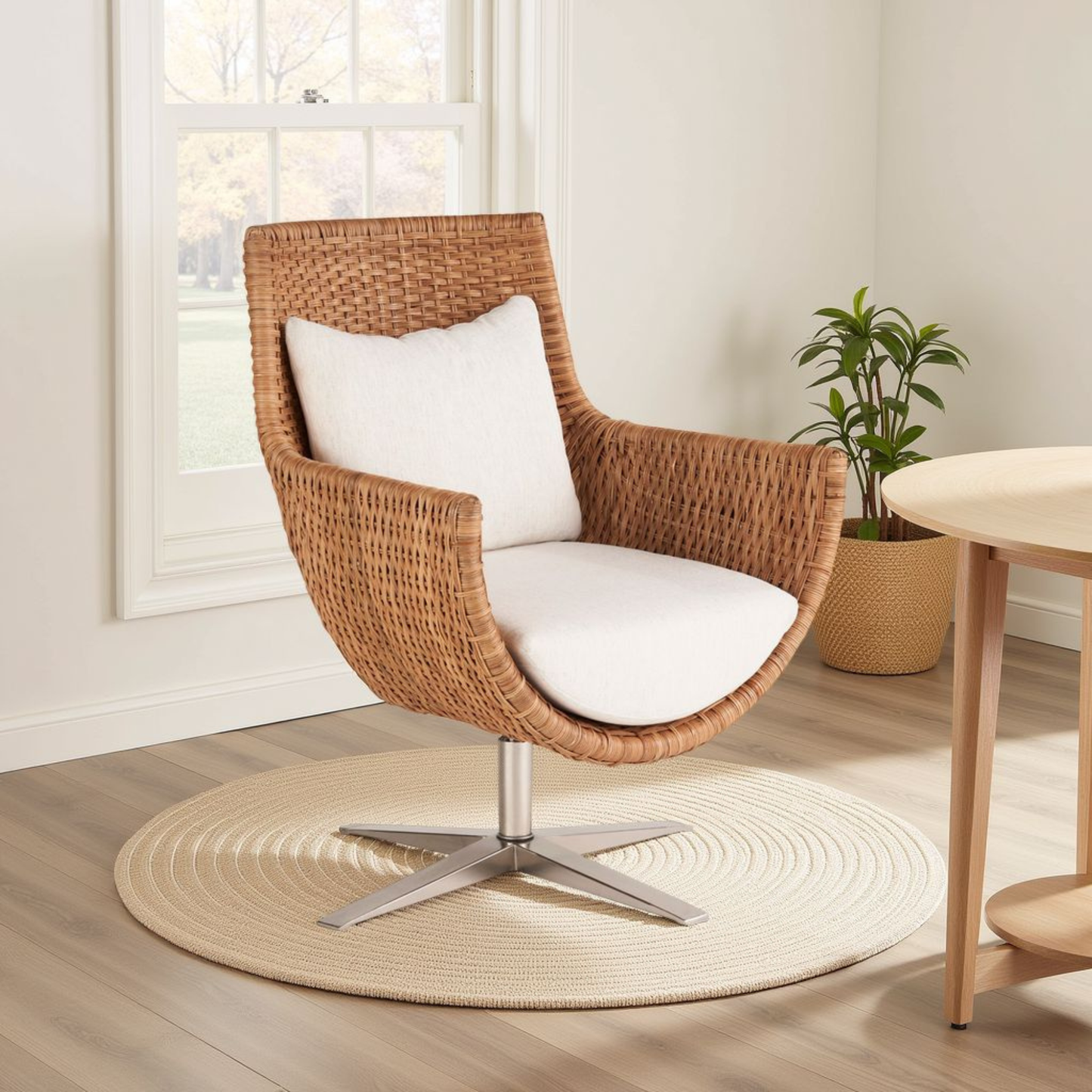Universal Weekender Coastal Living Sullivan Swivel Arm Chair
