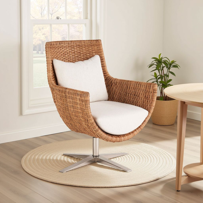 Universal Weekender Coastal Living Sullivan Swivel Arm Chair