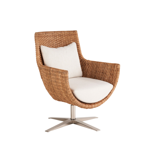 Universal Weekender Coastal Living Sullivan Swivel Arm Chair