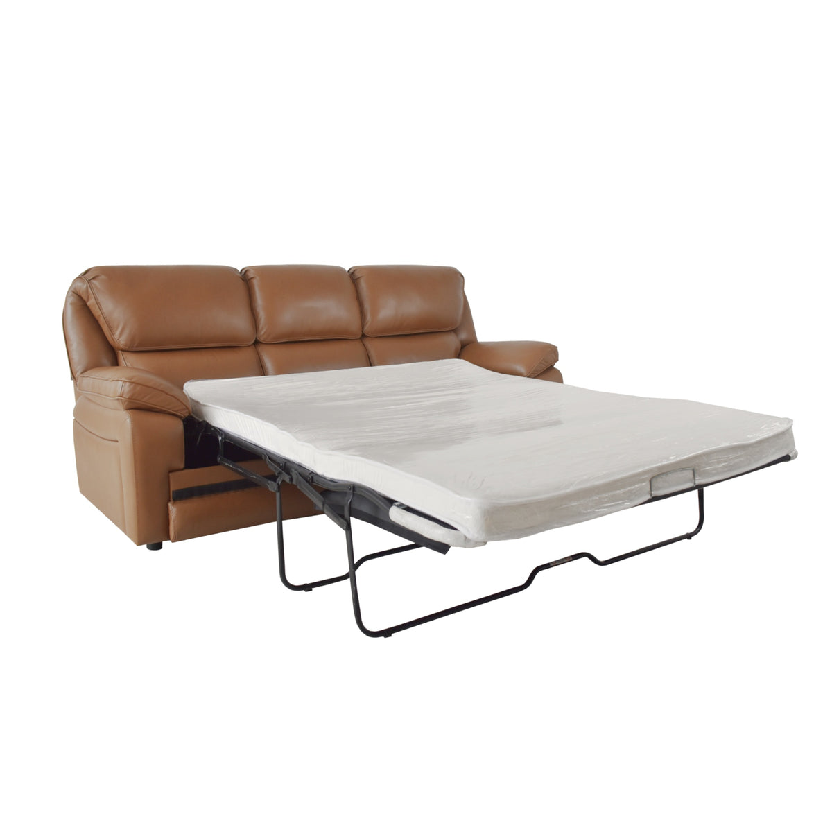 Klaussner Novera Leather 3 Seater Queen Sleeper Sofa-Comfortdesignfurniture