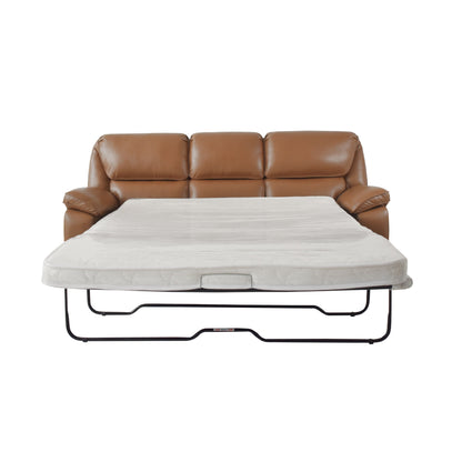 Klaussner Novera Leather 3 Seater Queen Sleeper Sofa-Comfortdesignfurniture