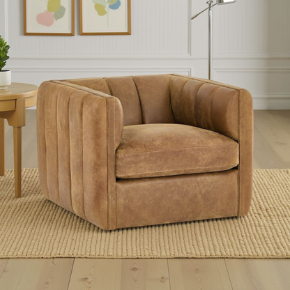 Universal Vesta Leather Swivel Chair