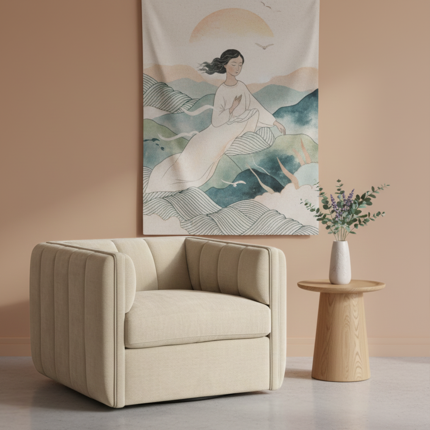 Universal Vesta Leather Swivel Chair