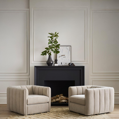 Universal Vesta Leather Swivel Chair