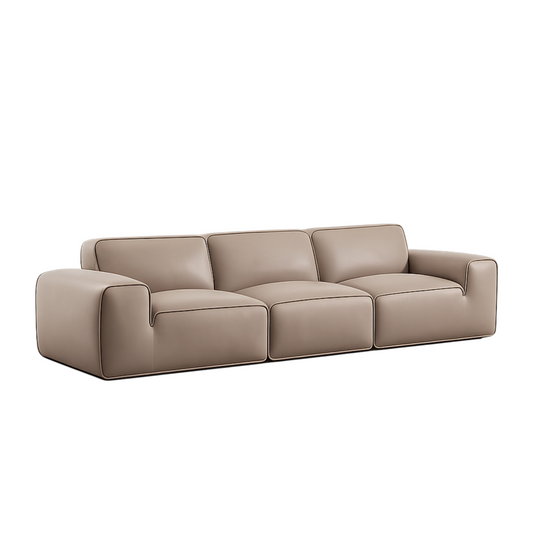 Westaro Oversized Leather Sofa  Deep Seating  Gio Italia-Comfort Design