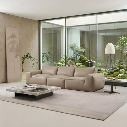 Westaro Oversized Leather Sofa  Deep Seating  Gio Italia-Comfort Design