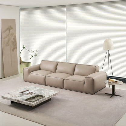 Westaro Oversized Leather Sofa  Deep Seating  Gio Italia-Comfort Design